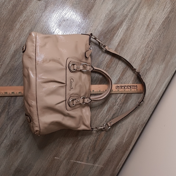 COACH project patent Leather cream Ashley F15455, 2011 millennial purse - Picture 11 of 16